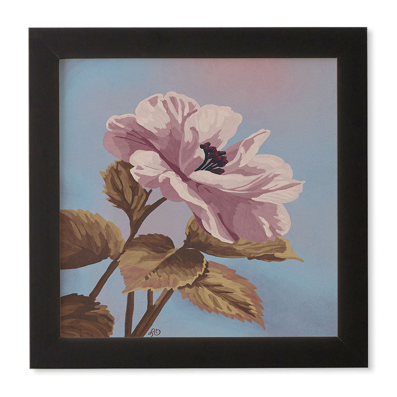 Lisa D Art Designs Vintage Begonia Botanical Framed Wall Art