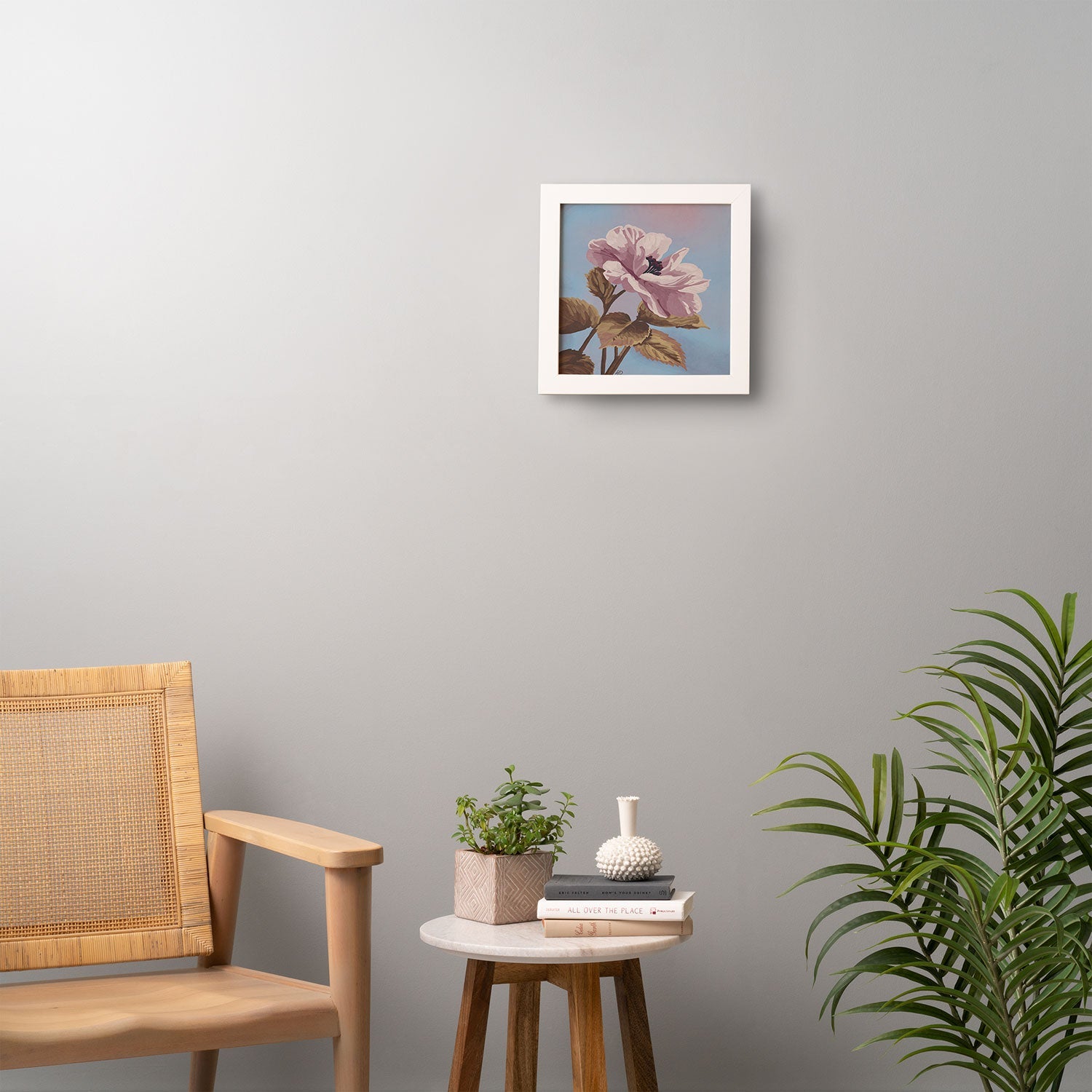 Lisa D Art Designs Vintage Begonia Botanical Framed Wall Art