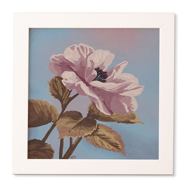 Lisa D Art Designs Vintage Begonia Botanical Framed Wall Art