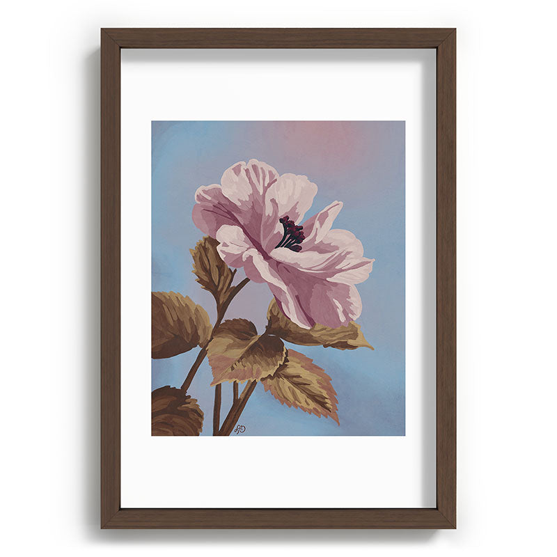Lisa D Art Designs Vintage Begonia Botanical Recessed Framing Rectangle