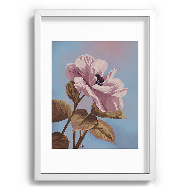 Lisa D Art Designs Vintage Begonia Botanical Recessed Framing Rectangle