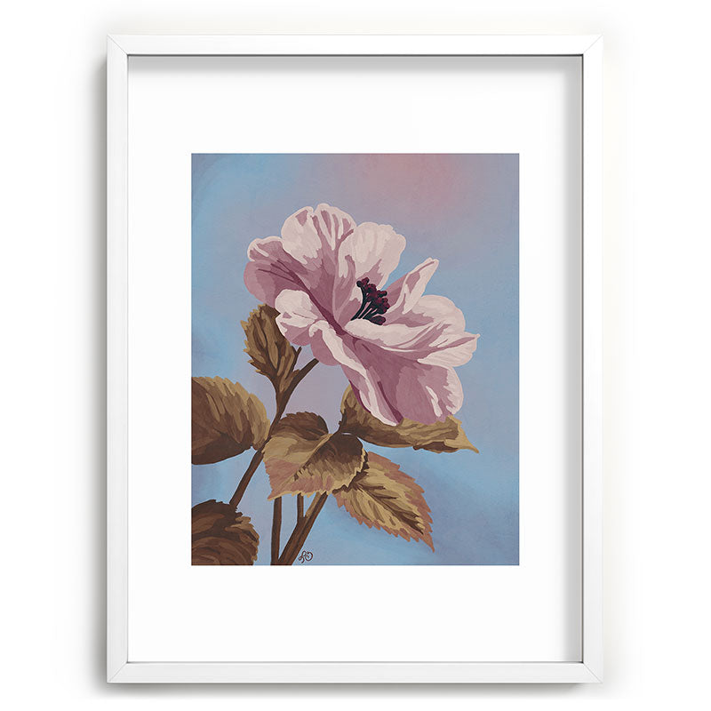 Lisa D Art Designs Vintage Begonia Botanical Recessed Framing Rectangle