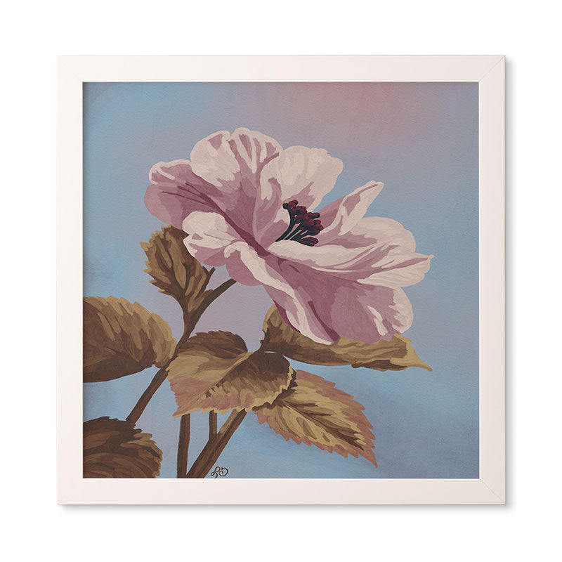 Lisa D Art Designs Vintage Begonia Botanical Framed Wall Art