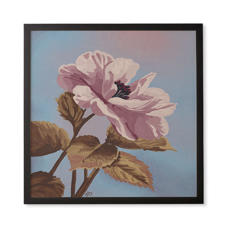 Lisa D Art Designs Vintage Begonia Botanical Framed Wall Art