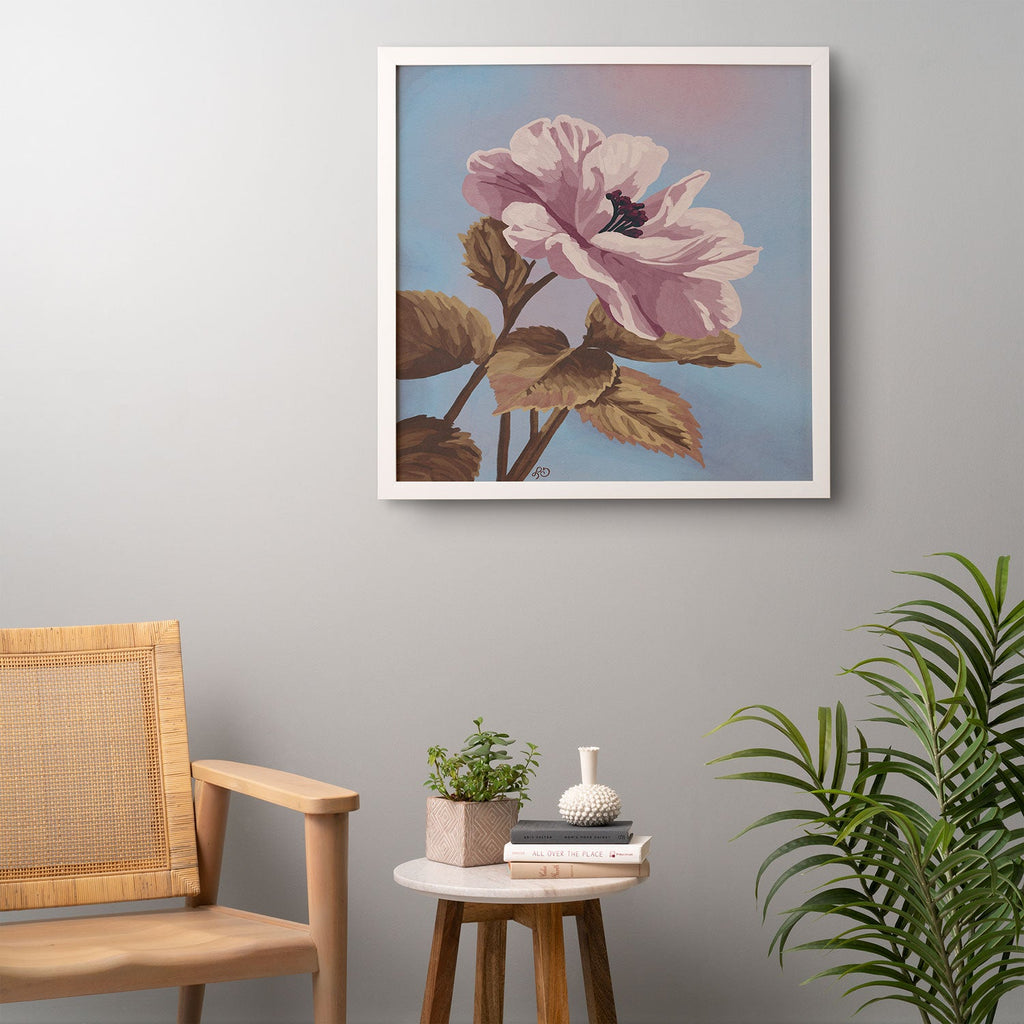 Lisa D Art Designs Vintage Begonia Botanical Framed Wall Art
