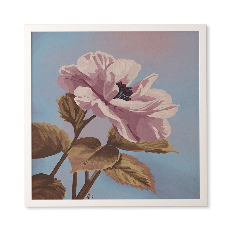 Lisa D Art Designs Vintage Begonia Botanical Framed Wall Art