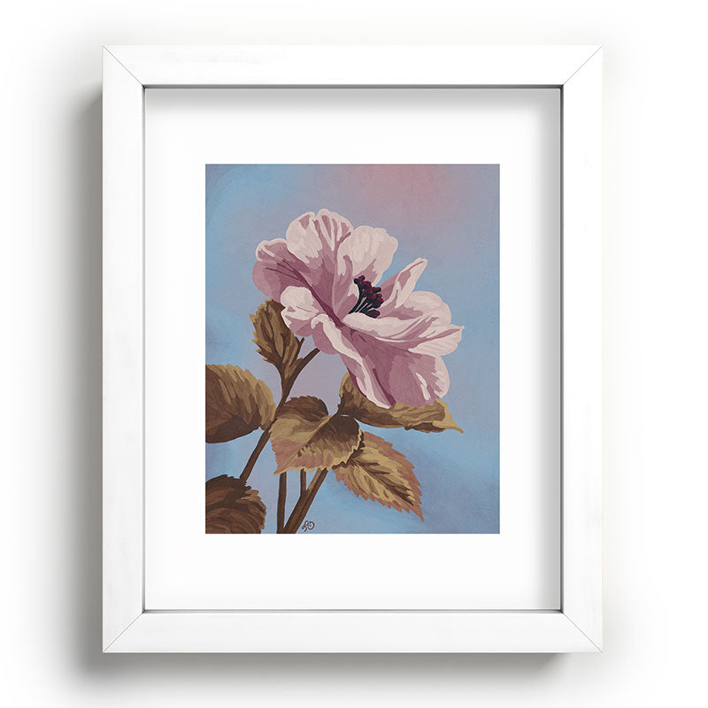 Lisa D Art Designs Vintage Begonia Botanical Recessed Framing Rectangle