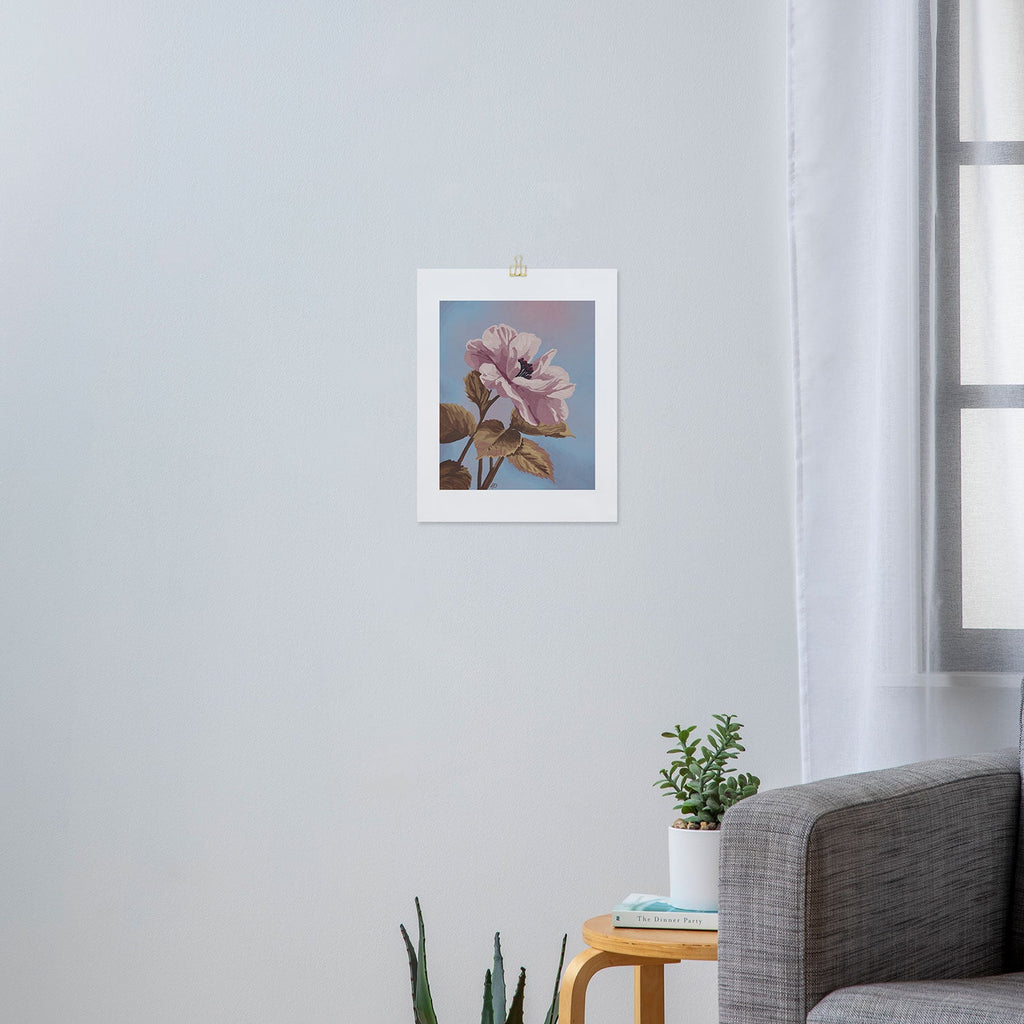 Lisa D Art Designs Vintage Begonia Botanical Art Print