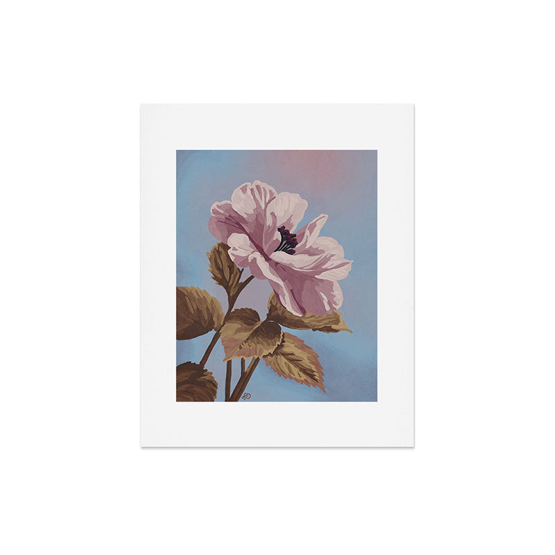 Lisa D Art Designs Vintage Begonia Botanical Art Print