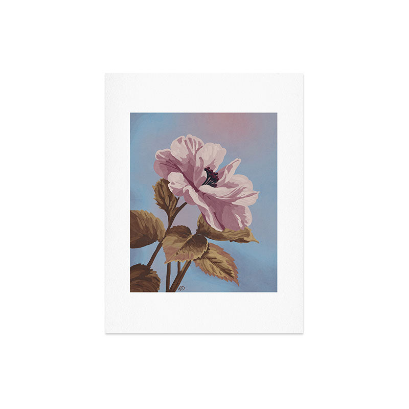 Lisa D Art Designs Vintage Begonia Botanical Art Print