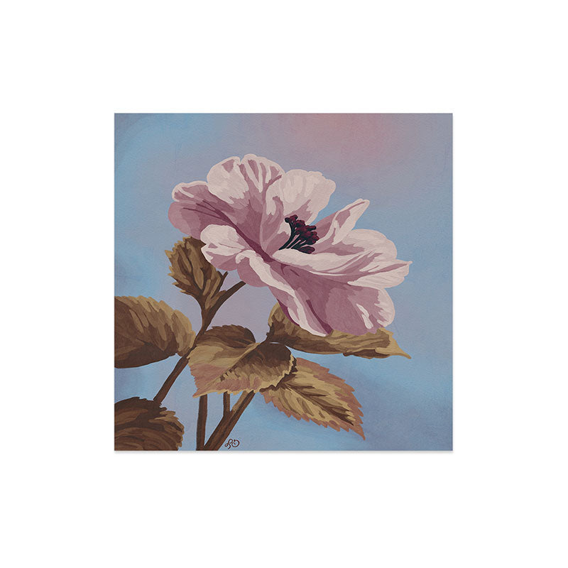 Lisa D Art Designs Vintage Begonia Botanical Art Print
