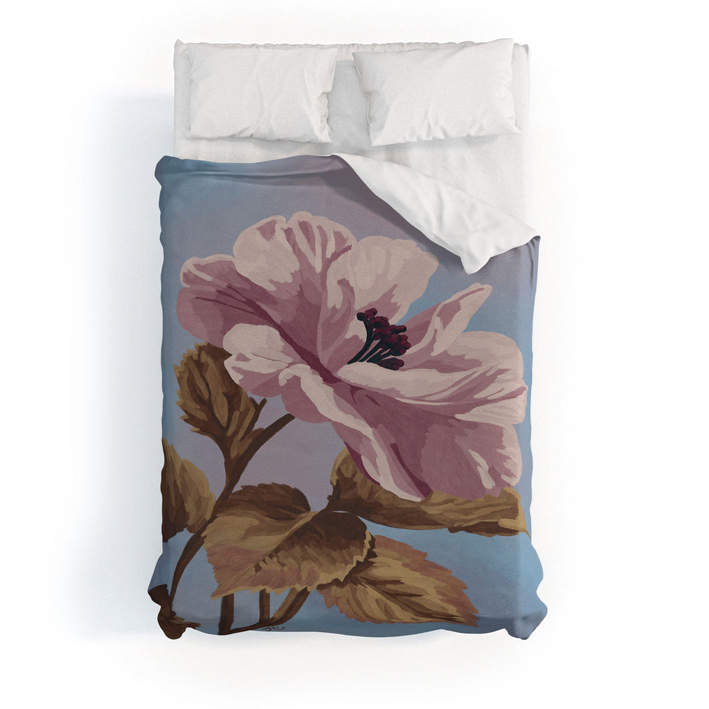 Lisa D Art Designs Vintage Begonia Botanical Duvet Cover