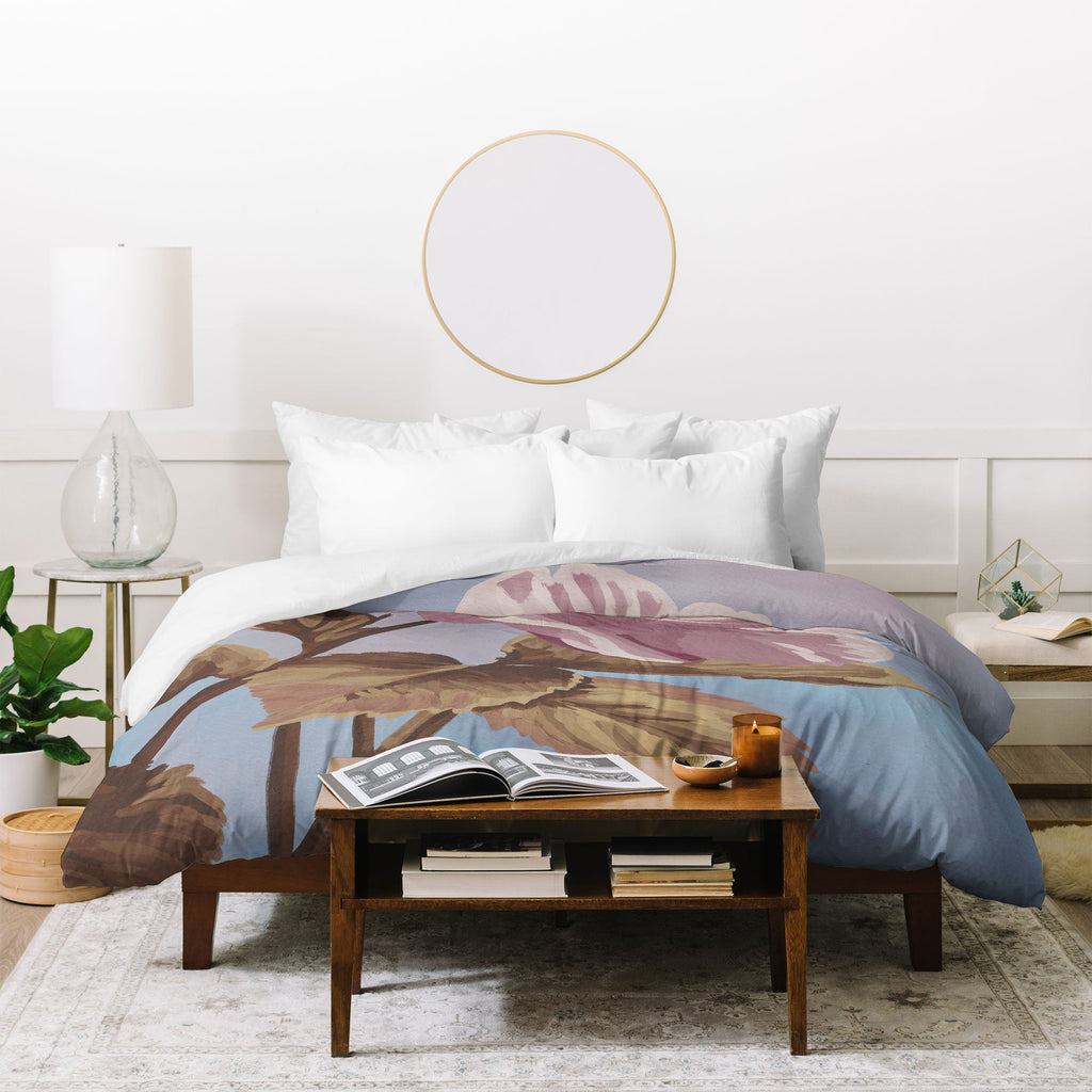 Lisa D Art Designs Vintage Begonia Botanical Duvet Cover