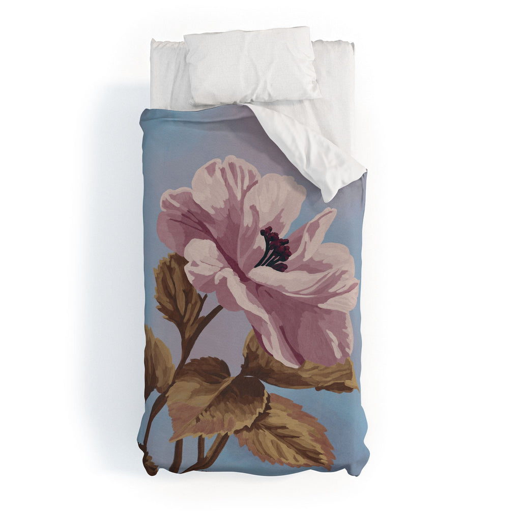 Lisa D Art Designs Vintage Begonia Botanical Duvet Cover