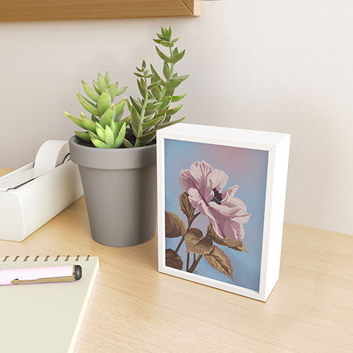 Lisa D Art Designs Vintage Begonia Botanical Framed Mini Art Print
