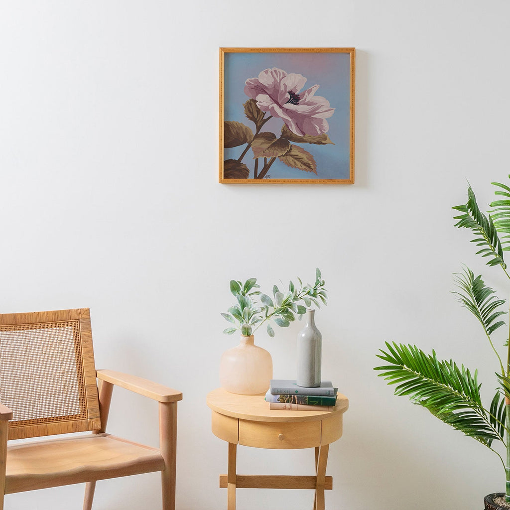 Lisa D Art Designs Vintage Begonia Botanical Framed Wall Art
