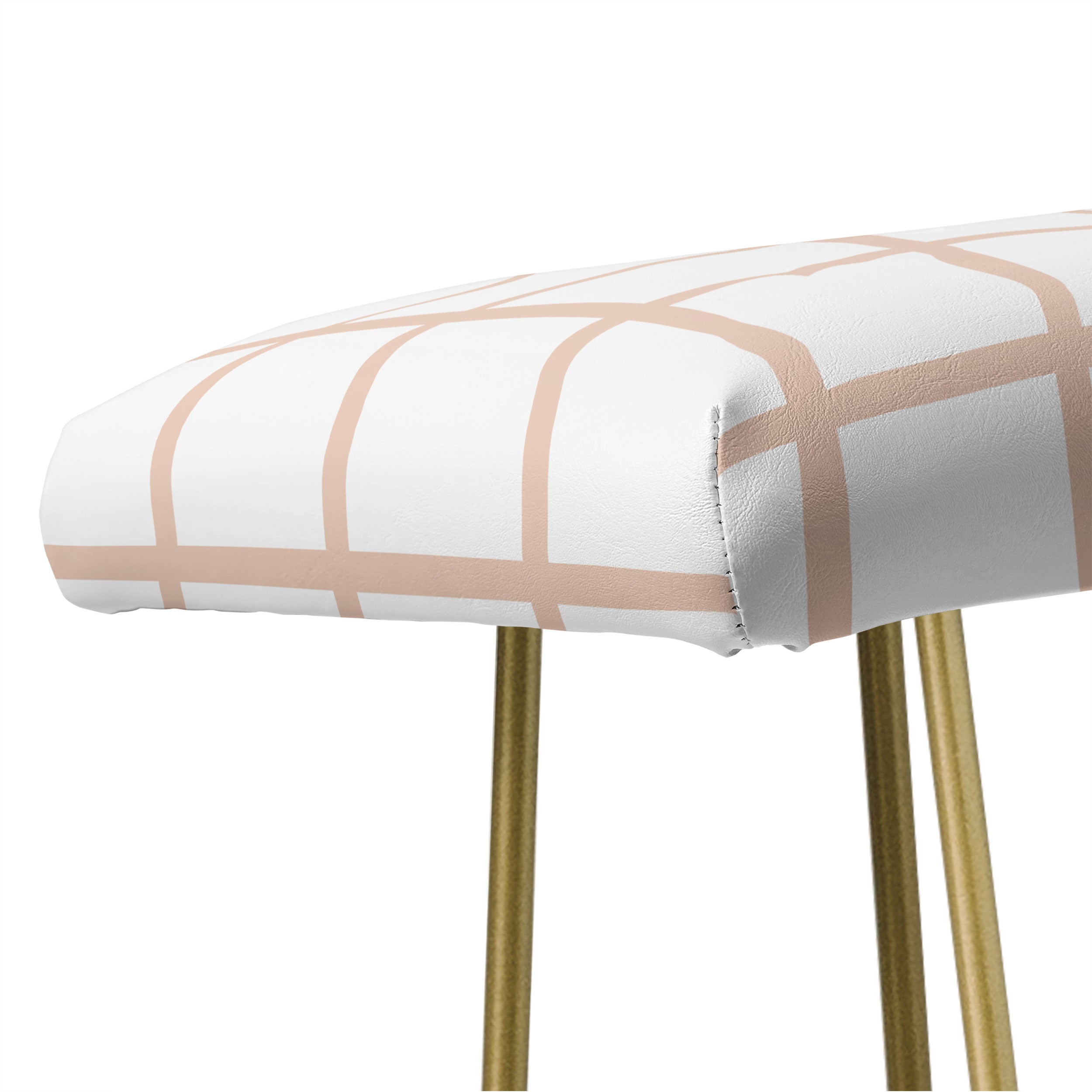 Little Arrow Design Co blush grid Bench