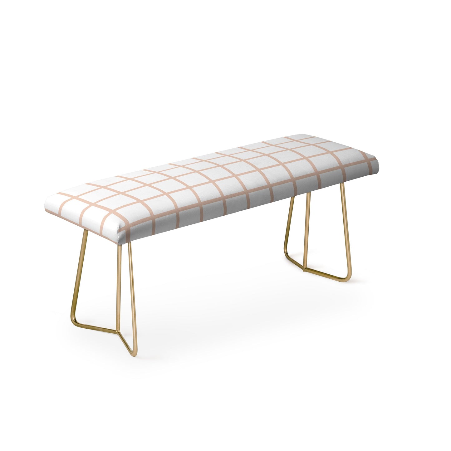 Little Arrow Design Co blush grid Bench