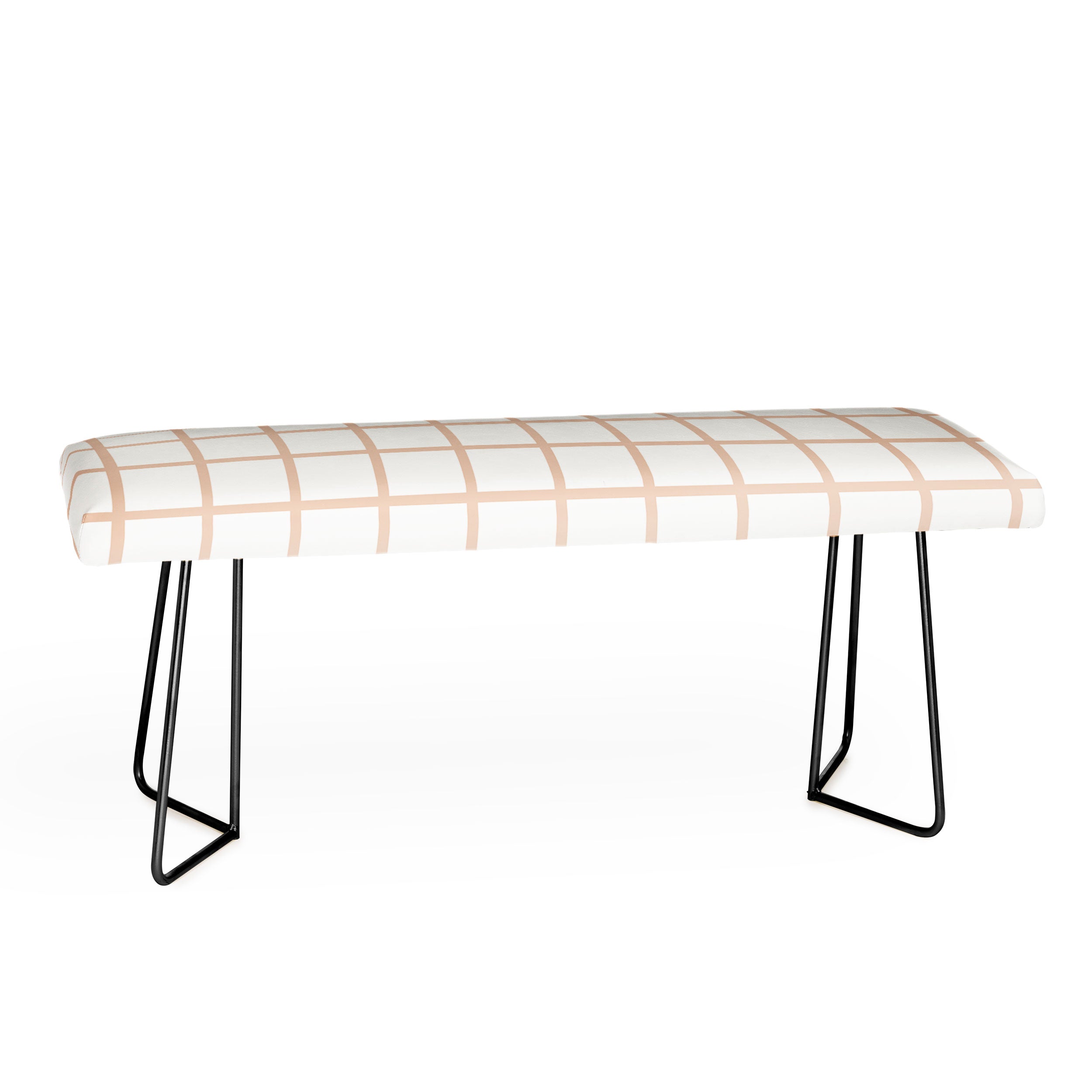 Little Arrow Design Co blush grid Bench