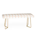 Little Arrow Design Co blush grid Bench