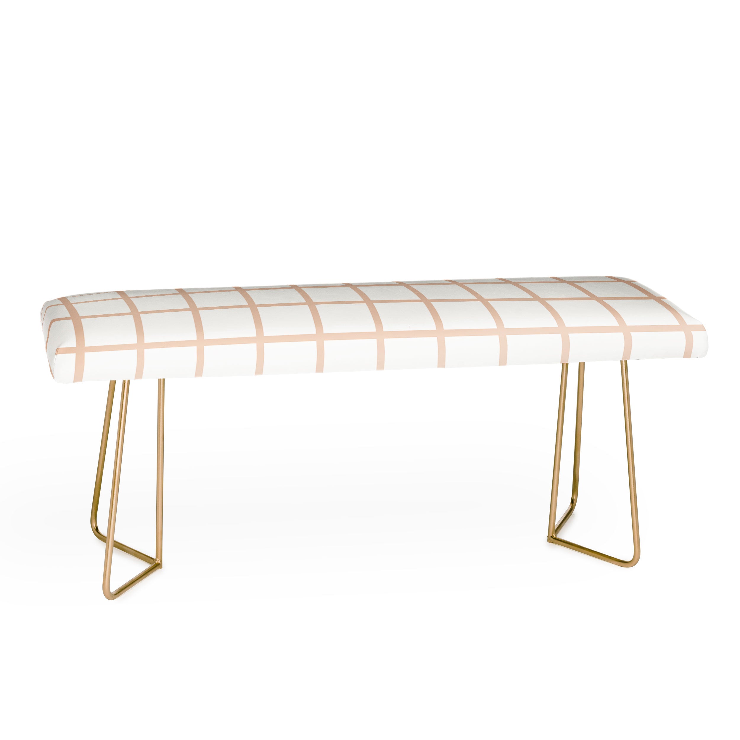 Little Arrow Design Co blush grid Bench