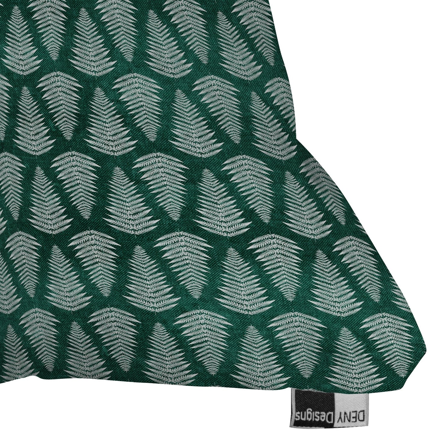 Little Arrow Design Co fern on forest Outdoor Throw Pillow