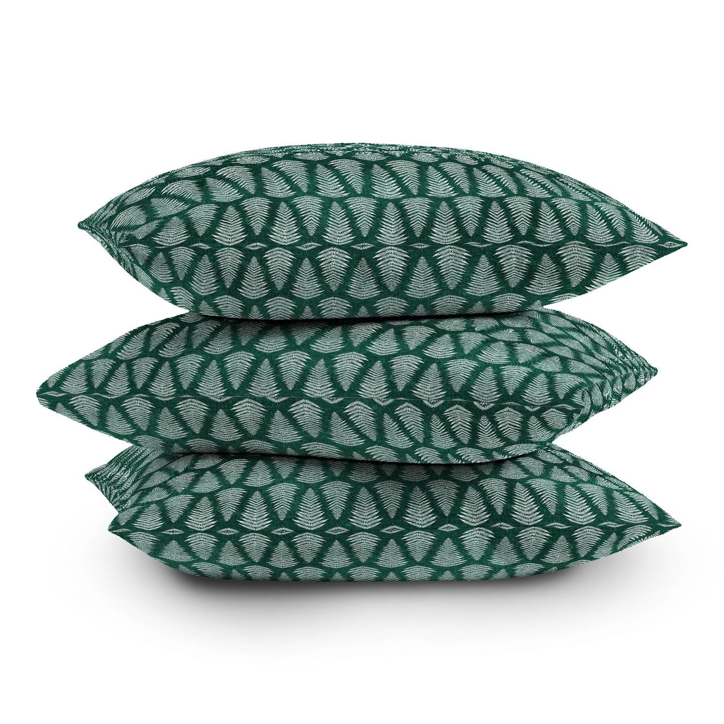 Little Arrow Design Co fern on forest Outdoor Throw Pillow