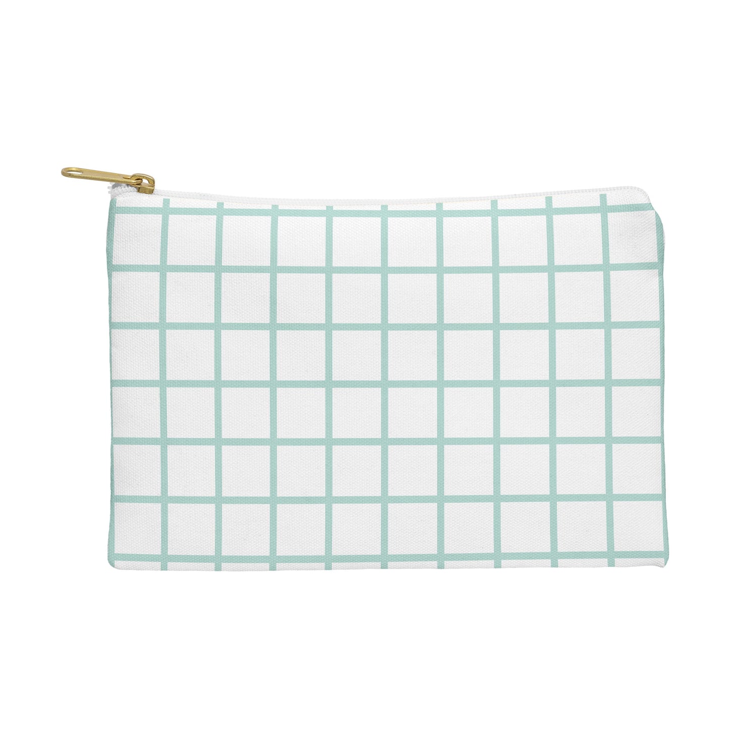 Little Arrow Design Co mint grid Pouch