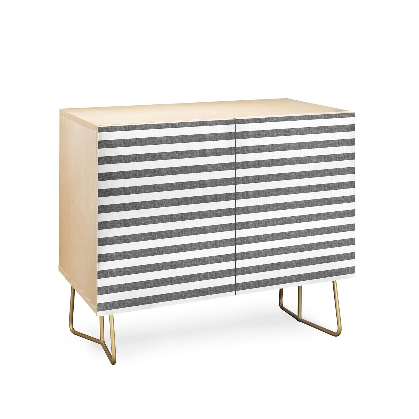 Little Arrow Design Co Stripes in Grey Credenza