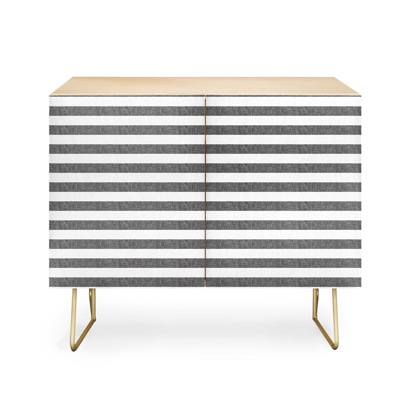 Little Arrow Design Co Stripes in Grey Credenza