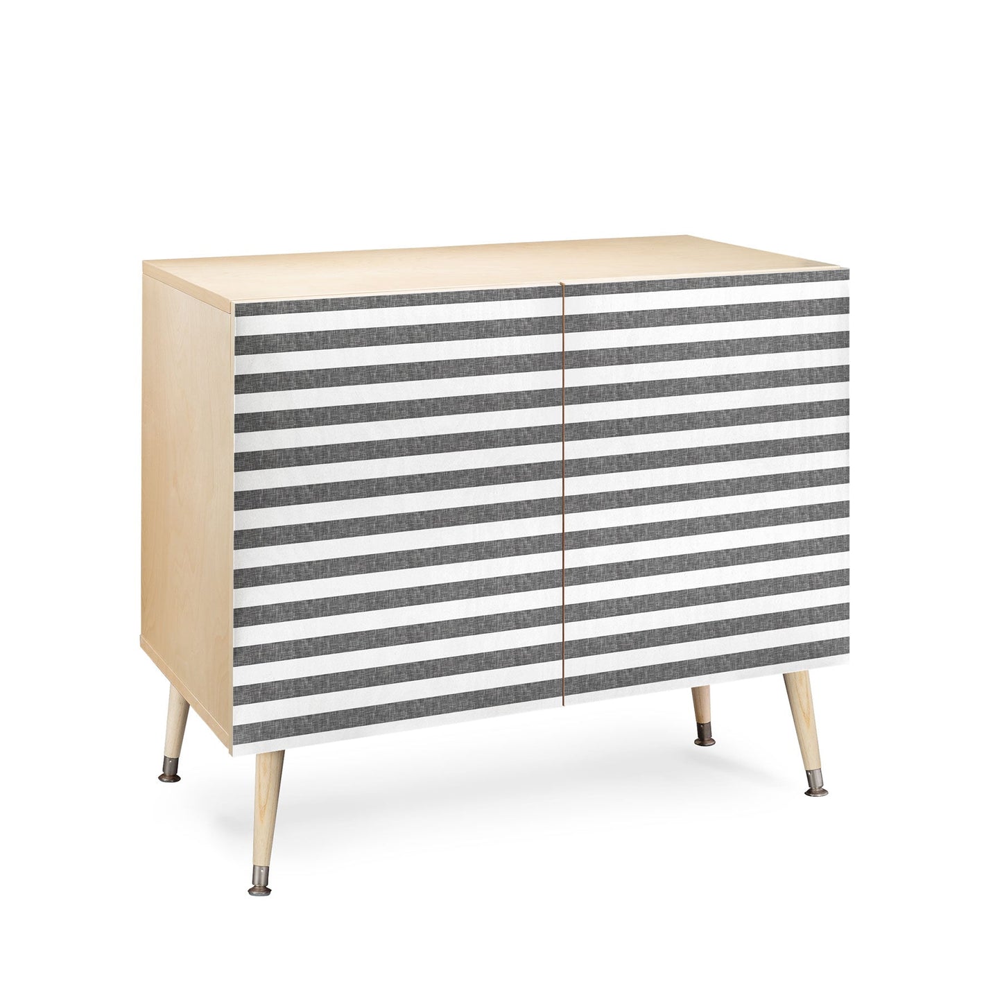 Little Arrow Design Co Stripes in Grey Credenza