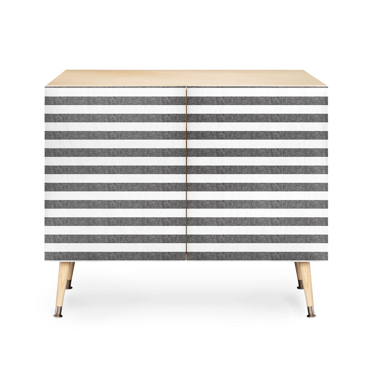 Little Arrow Design Co Stripes in Grey Credenza