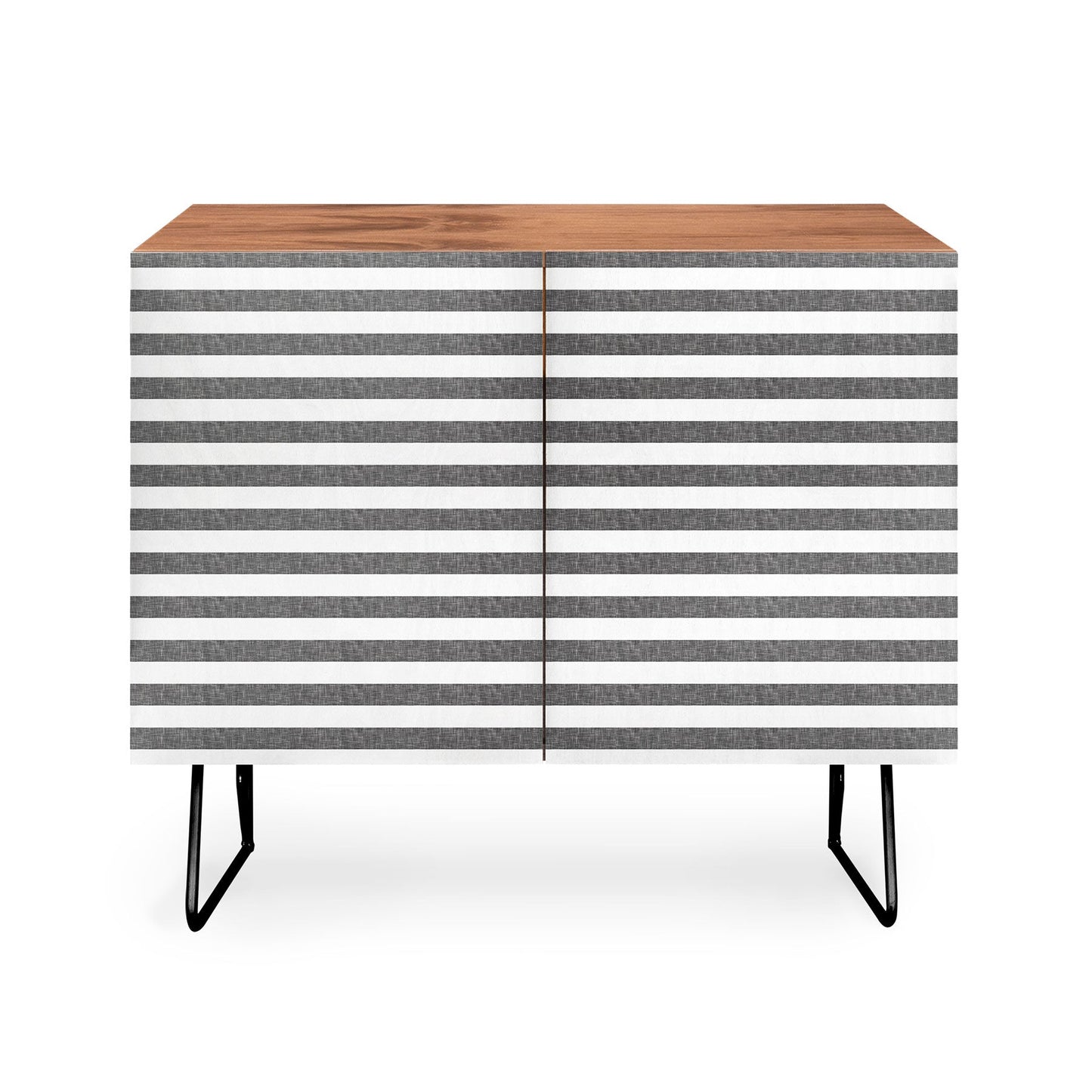 Little Arrow Design Co Stripes in Grey Credenza