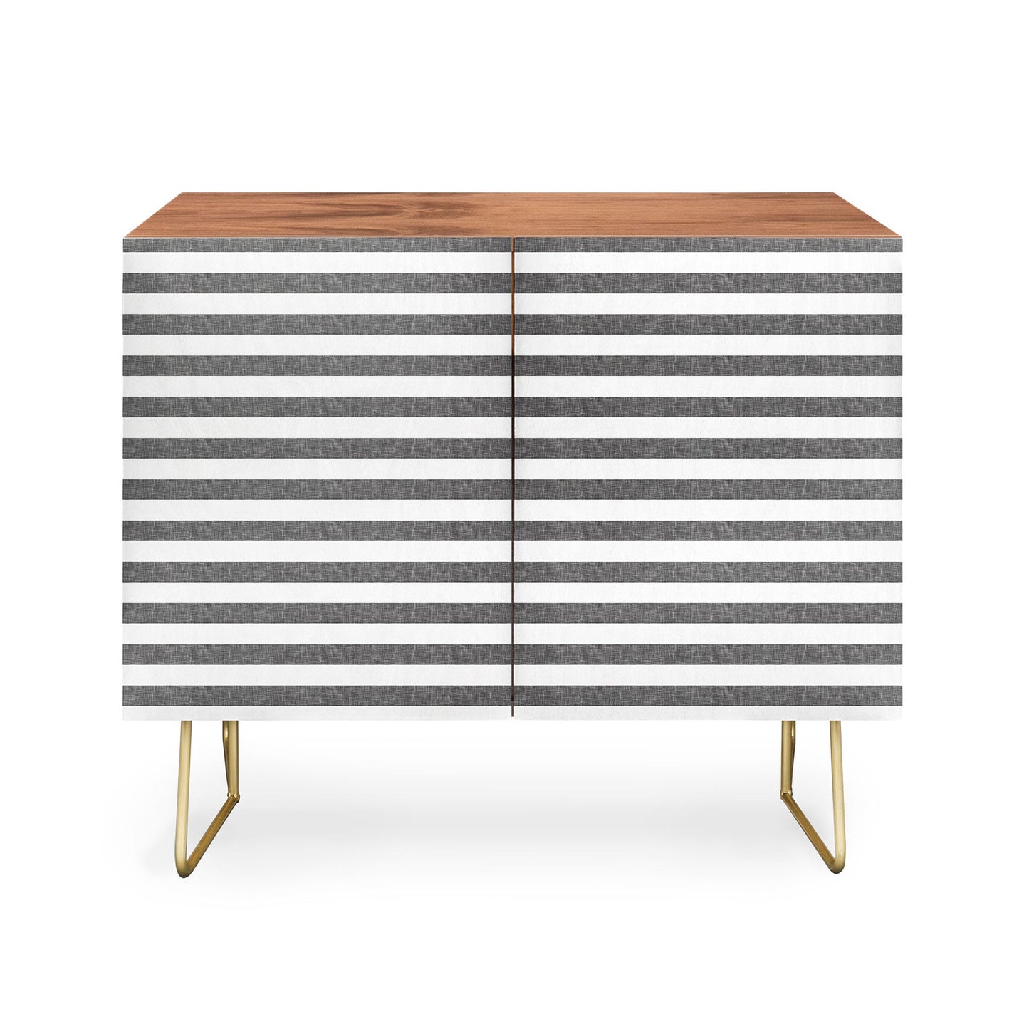 Little Arrow Design Co Stripes in Grey Credenza