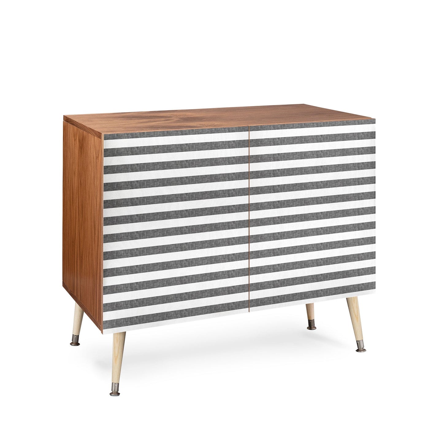 Little Arrow Design Co Stripes in Grey Credenza