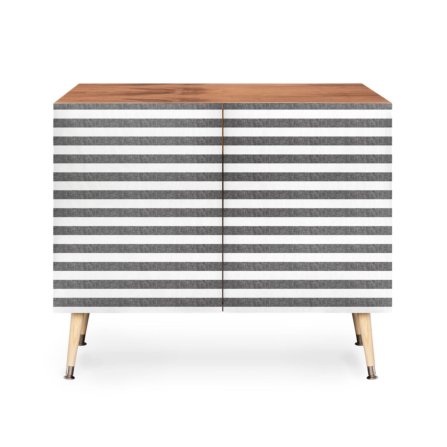 Little Arrow Design Co Stripes in Grey Credenza