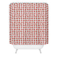 Little Arrow Design Co summer strawberries Shower Curtain