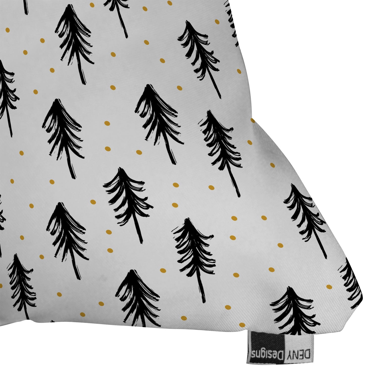 Little Arrow Design Co winter pines Throw Pillow