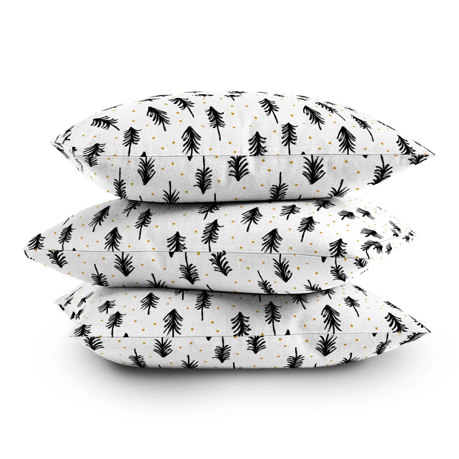 Little Arrow Design Co winter pines Outdoor Throw Pillow