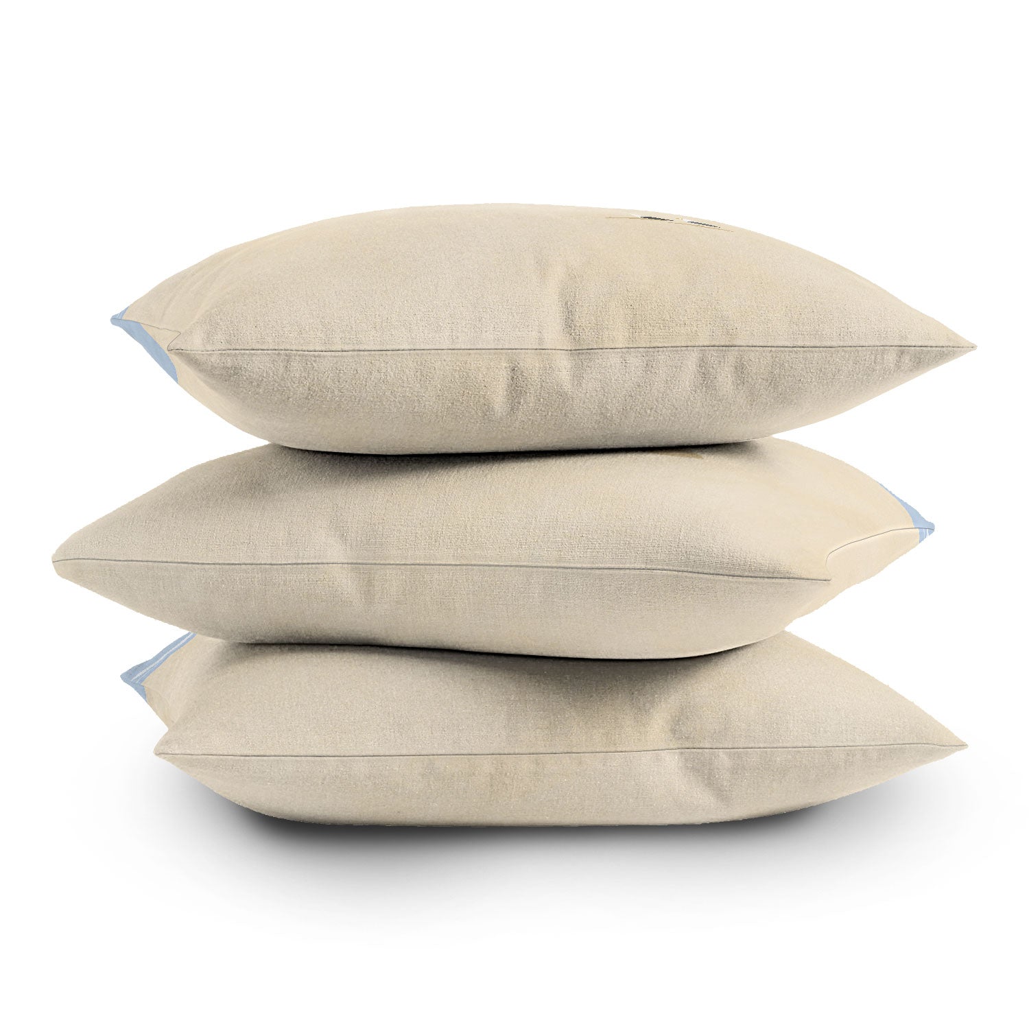 Little Dean Minimal sand beach with seagull Outdoor Throw Pillow