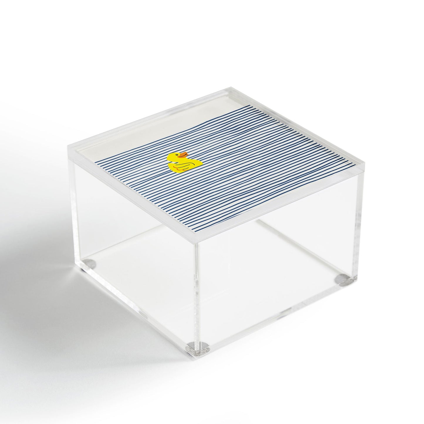 Little Dean Yellow rubber ducky Acrylic Box