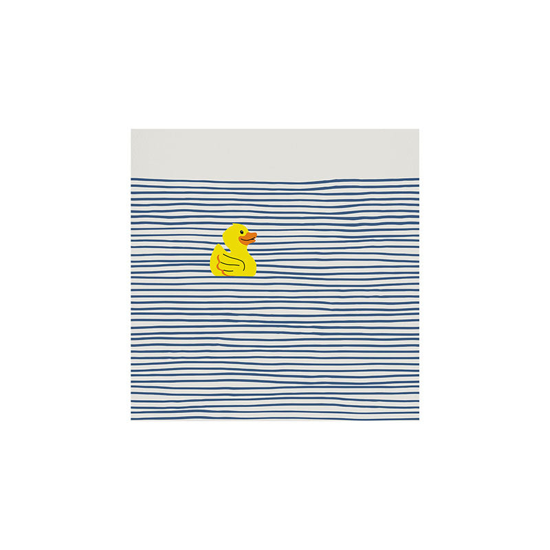 Little Dean Yellow rubber ducky Art Print