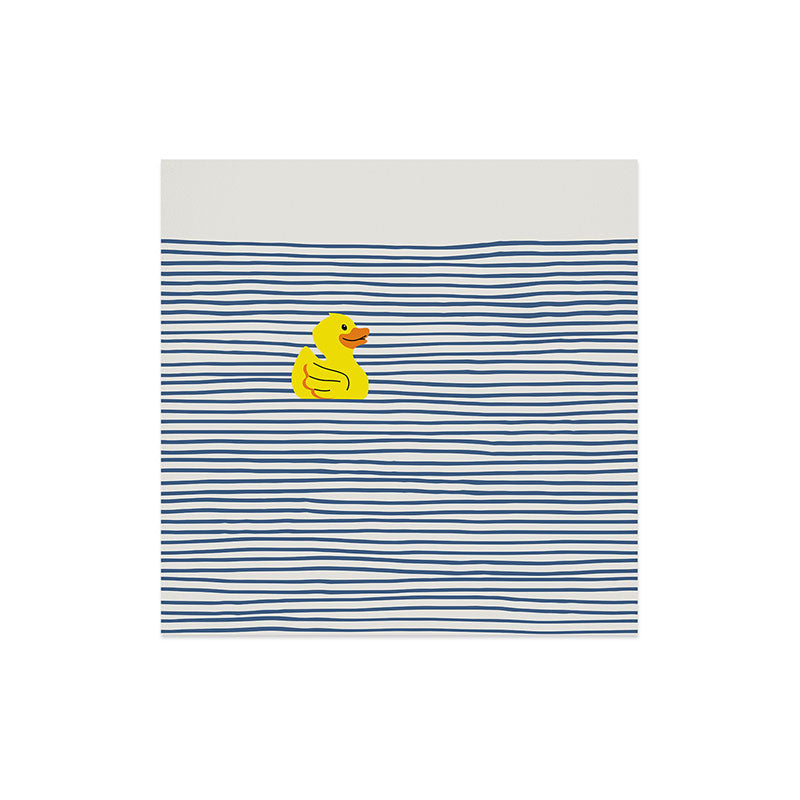 Little Dean Yellow rubber ducky Art Print