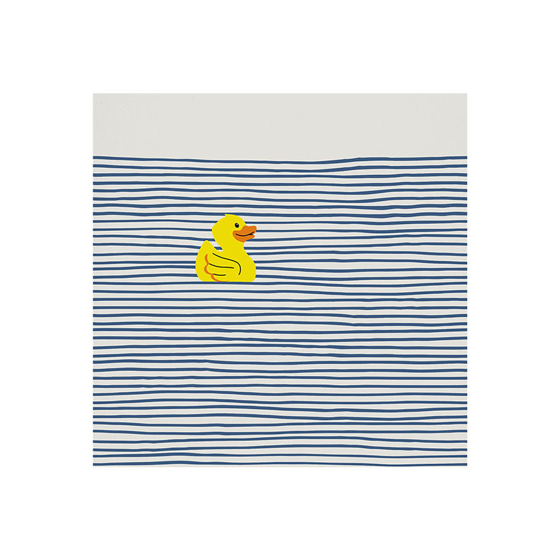 Little Dean Yellow rubber ducky Art Print