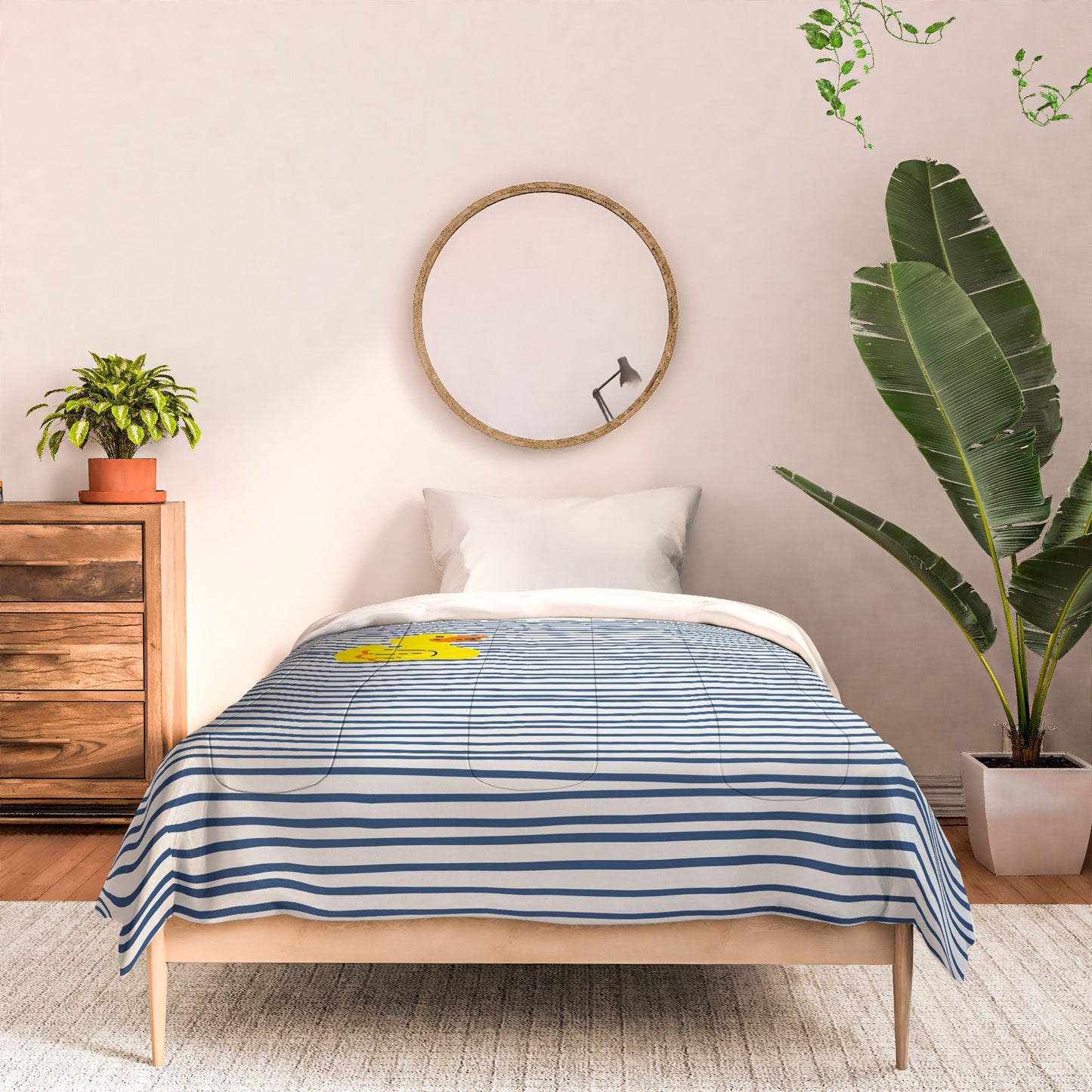 Little Dean Yellow rubber ducky Comforter