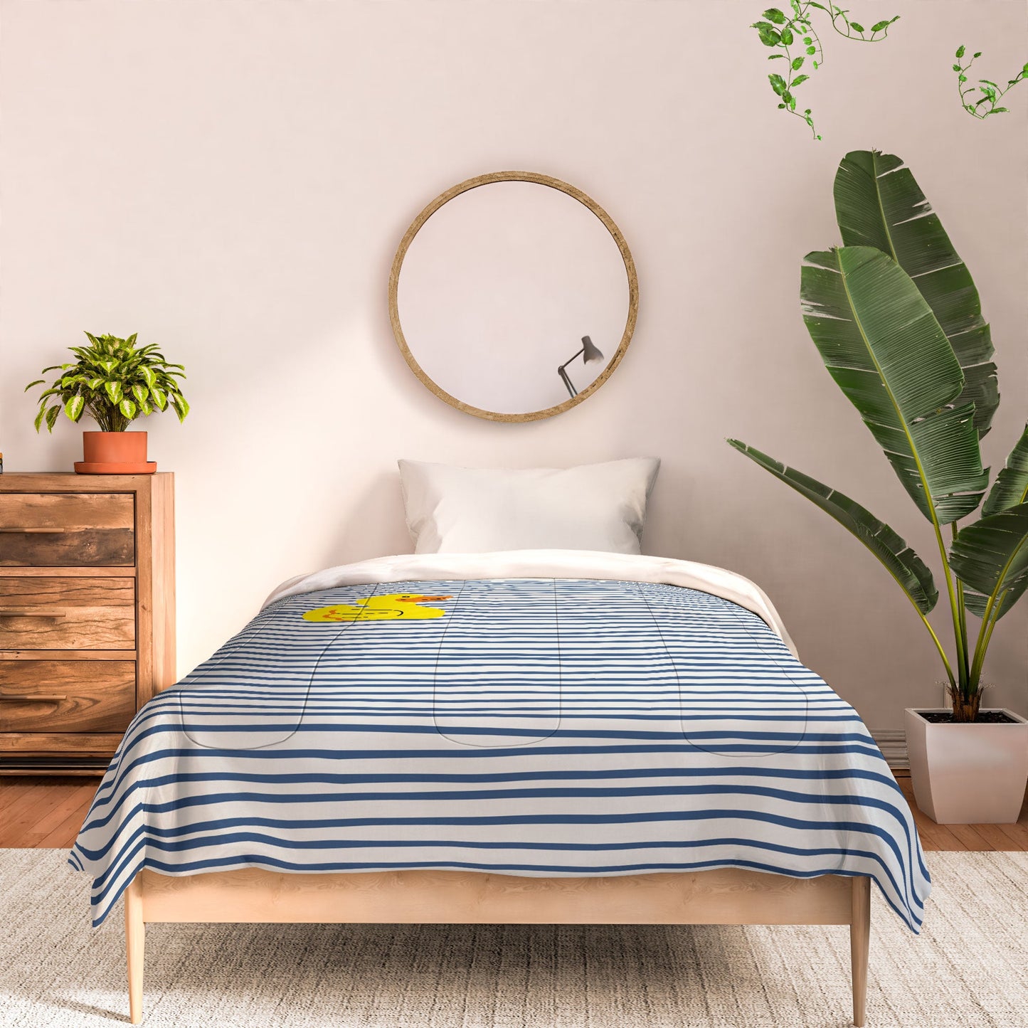 Little Dean Yellow rubber ducky Comforter