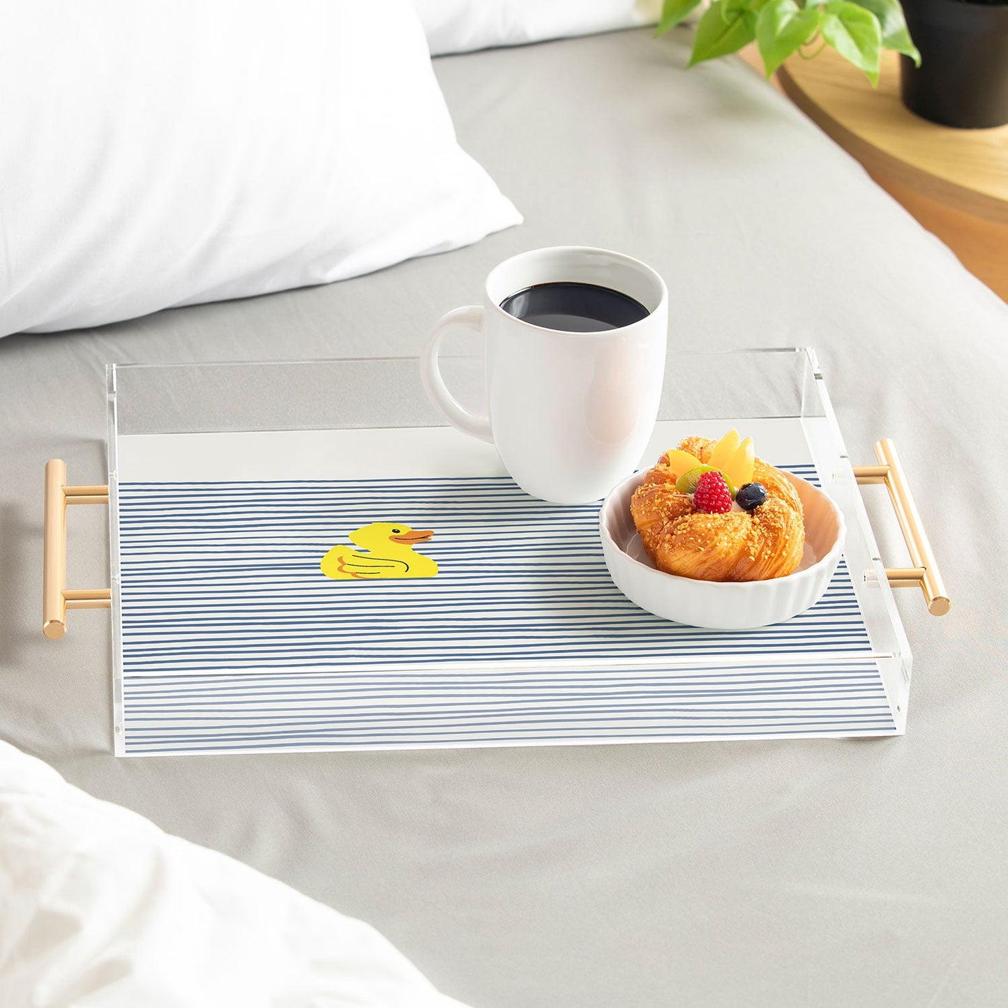 Little Dean Yellow rubber ducky Acrylic Tray