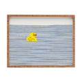 Little Dean Yellow rubber ducky Rectangular Tray
