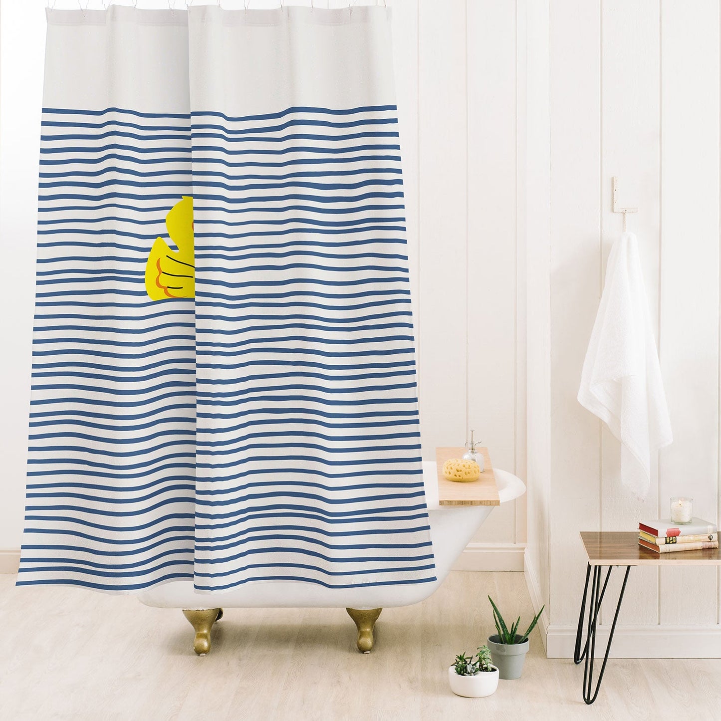 Little Dean Yellow rubber ducky Shower Curtain