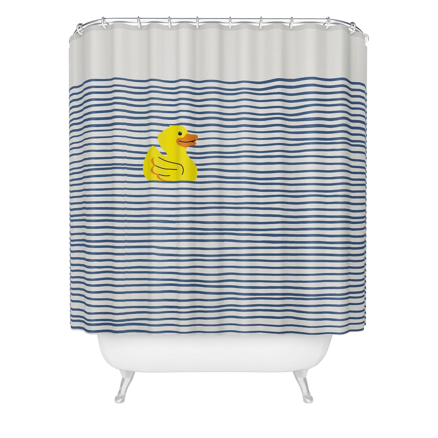 Little Dean Yellow rubber ducky Shower Curtain